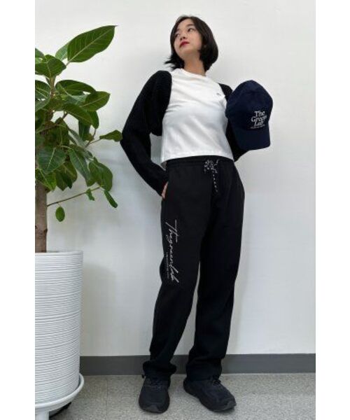 THE GREEN LAB（ザグリーンラボ）の「オーバーサイズストリングジョガーパンツ[ブラック]（スウェットパンツ・メンズ・その他・SMALL/LARGE）」の20枚目の写真