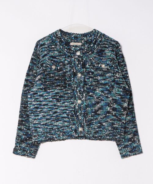 kese-moi(ケセモイ)の「ミックスポップコーンカーデ(ニット/セーター・レディース・ブラック/マルチ/グレー・FREE)」の14枚目の写真