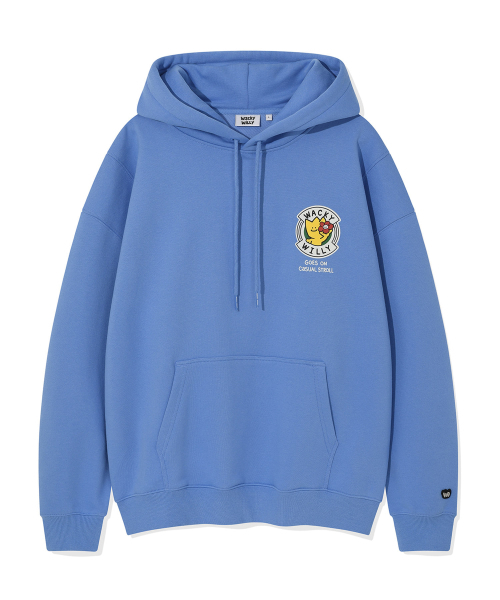 Wacky WiLLy(ワッキーウィリー)の「キキアンドリリー ビッググラフィック フードブルー(パーカー・レディース・その他・X-LARGE/SMALL/MEDIUM/LARGE)」の2枚目の写真