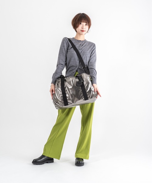 Jack Gomme(ジャックゴム)の「【JACK GOMME】ボストンバッグ WALLI Sac voyage(ボストンバッグ・レディース・モカ/シルバー/ブラック/ライトブルー/インディゴブルー/オリーブ/ワインレッド/アイボリー/シャンパン/ブルー系その他・FREE)」の18枚目の写真