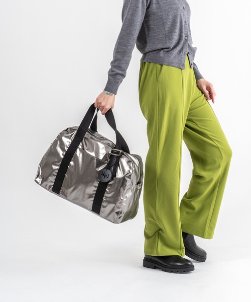 Jack Gomme(ジャックゴム)の「【JACK GOMME】ボストンバッグ WALLI Sac voyage(ボストンバッグ・レディース・モカ/シルバー/ブラック/ライトブルー/インディゴブルー/オリーブ/ワインレッド/アイボリー/シャンパン/ブルー系その他・FREE)」の17枚目の写真