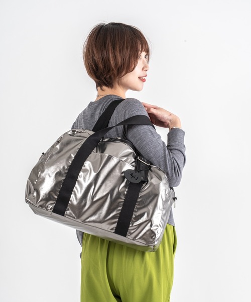 Jack Gomme(ジャックゴム)の「【JACK GOMME】ボストンバッグ WALLI Sac voyage(ボストンバッグ・レディース・モカ/シルバー/ブラック/ライトブルー/インディゴブルー/オリーブ/ワインレッド/アイボリー/シャンパン/ブルー系その他・FREE)」の15枚目の写真