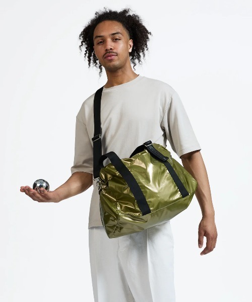 Jack Gomme(ジャックゴム)の「【JACK GOMME】ボストンバッグ WALLI Sac voyage(ボストンバッグ・レディース・モカ/シルバー/ブラック/ライトブルー/インディゴブルー/オリーブ/ワインレッド/アイボリー/シャンパン/ブルー系その他・FREE)」の11枚目の写真
