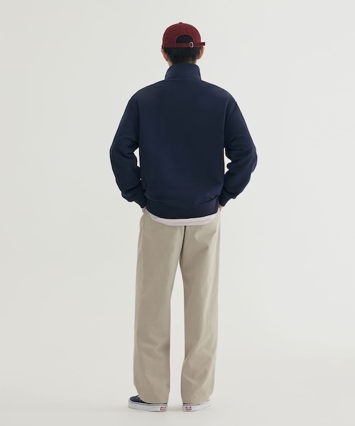 COVERNAT（カバーナット）の「C LOGO HALF-ZIPUP SWEATSHIRT（スウェット・メンズ・ダークネイビー/ブラック/ヘザーグレー・SMALL/MEDIUM/LARGE/X-LARGE/XX-LARGE/X-SMALL）」の5枚目の写真