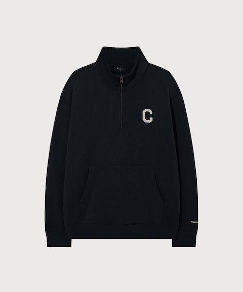 COVERNAT（カバーナット）の「C LOGO HALF-ZIPUP SWEATSHIRT（スウェット・メンズ・ダークネイビー/ブラック/ヘザーグレー・SMALL/MEDIUM/LARGE/X-LARGE/XX-LARGE/X-SMALL）」の12枚目の写真