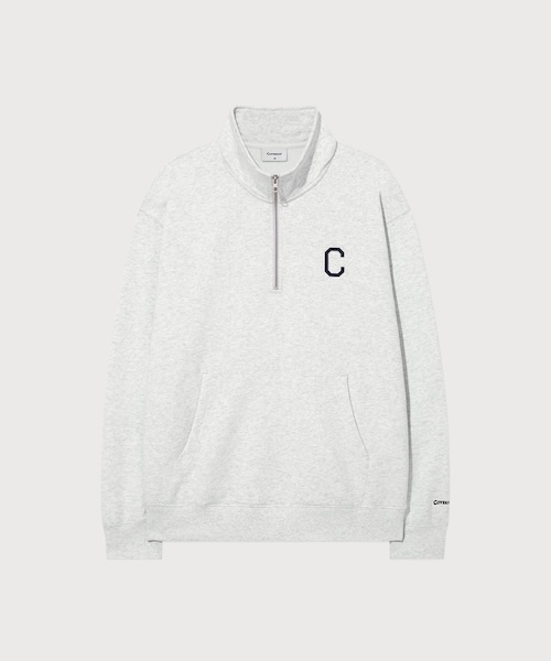 COVERNAT（カバーナット）の「C LOGO HALF-ZIPUP SWEATSHIRT（スウェット・メンズ・ダークネイビー/ブラック/ヘザーグレー・SMALL/MEDIUM/LARGE/X-LARGE/XX-LARGE/X-SMALL）」の3枚目の写真