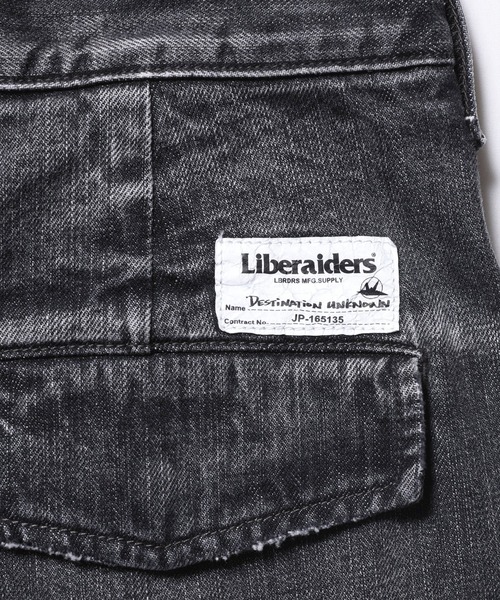 Liberaiders（リベレイダース）の「Liberaiders/リベレイダース DENIM CARGO PANTS ペインター カーゴデニムパンツ（カーゴパンツ・メンズ・ブラック/ブルー・30/32/34）」の15枚目の写真