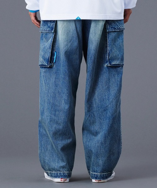 Liberaiders（リベレイダース）の「Liberaiders/リベレイダース DENIM CARGO PANTS ペインター カーゴデニムパンツ（カーゴパンツ・メンズ・ブラック/ブルー・30/32/34）」の10枚目の写真