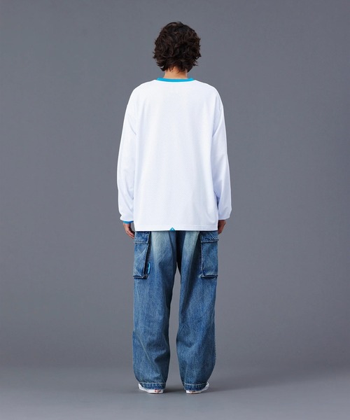 Liberaiders（リベレイダース）の「Liberaiders/リベレイダース DENIM CARGO PANTS ペインター カーゴデニムパンツ（カーゴパンツ・メンズ・ブラック/ブルー・30/32/34）」の12枚目の写真