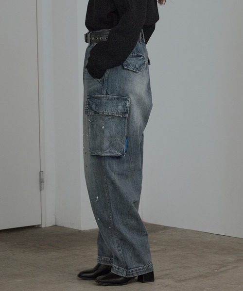Liberaiders/リベレイダース DENIM CARGO PANTS ペインター カーゴ