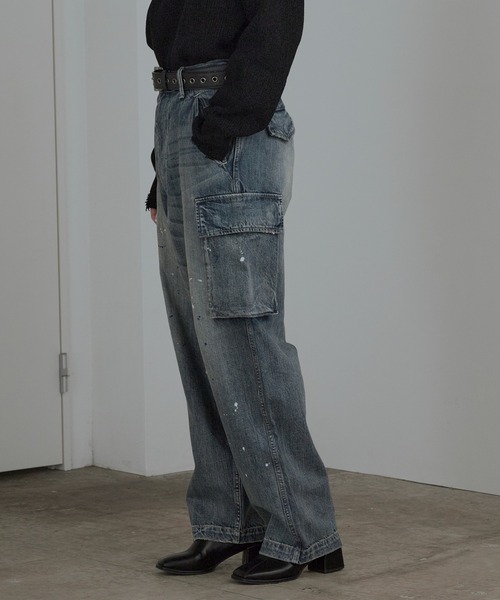 Liberaiders/リベレイダース DENIM CARGO PANTS ペインター カーゴ