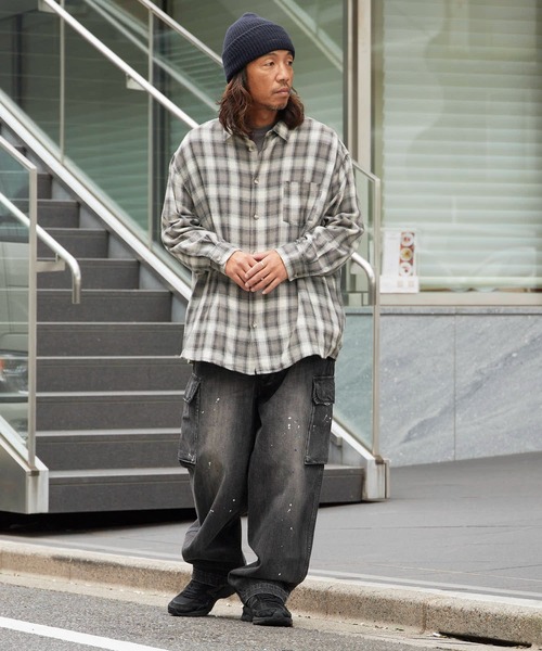 Liberaiders（リベレイダース）の「Liberaiders/リベレイダース DENIM CARGO PANTS ペインター カーゴデニムパンツ（カーゴパンツ・メンズ・ブラック/ブルー・30/32/34）」の22枚目の写真