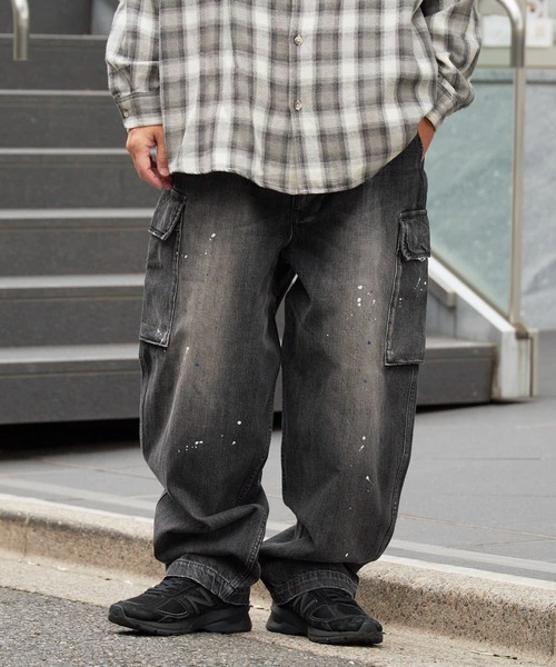 Liberaiders/リベレイダース DENIM CARGO PANTS ペインター カーゴ
