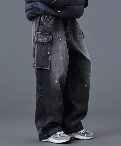 Liberaiders/リベレイダース DENIM CARGO PANTS ペインター カーゴ