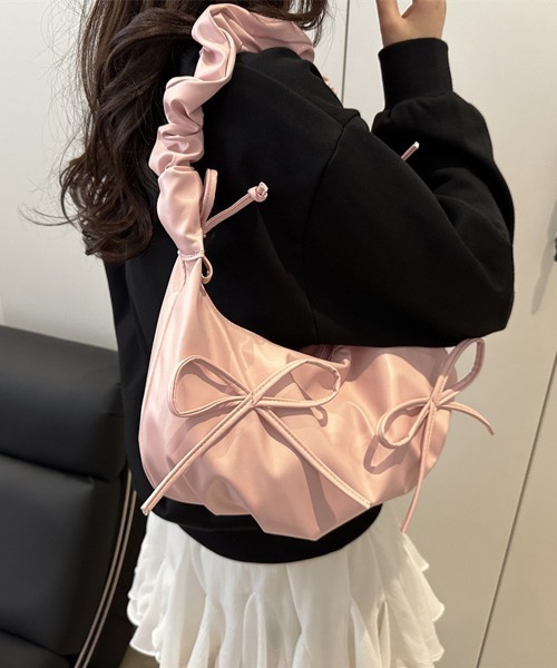 Miniministore(ミニミニストア)の「ショルダーバッグ 3way リボンバッグ(ショルダーバッグ・レディース・ブルー/シルバー/ピンク/ホワイト・FREE)」の4枚目の写真
