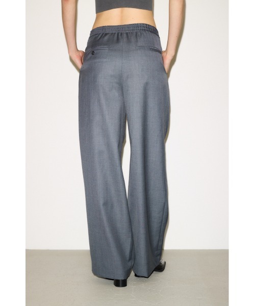 セール】THROW ASYMMETRY TUCK SLACKS アシンメトリー タック