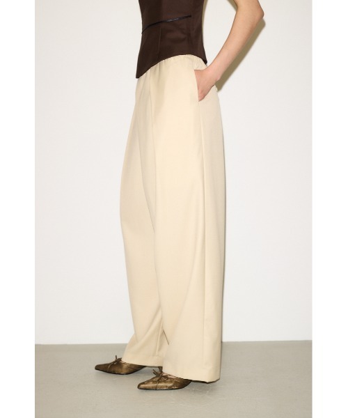 THROW by SLY（スローバイスライ）の「THROW ASYMMETRY TUCK SLACKS アシンメトリー タック スラックス 秋服 冬服（スラックス・レディース・杢グレー/キナリ・1/0）」の10枚目の写真