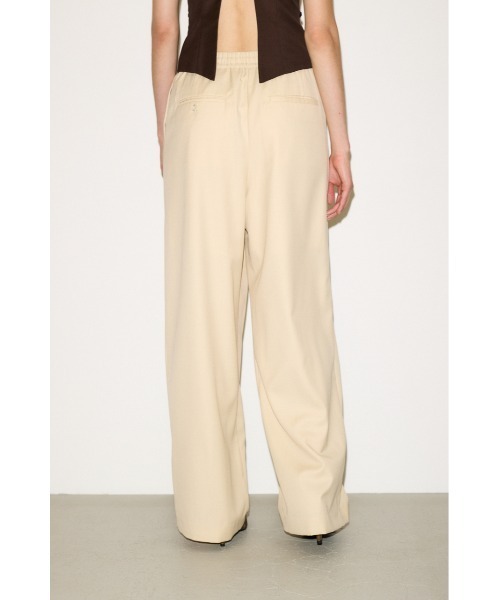 THROW by SLY（スローバイスライ）の「THROW ASYMMETRY TUCK SLACKS アシンメトリー タック スラックス 秋服 冬服（スラックス・レディース・杢グレー/キナリ・1/0）」の12枚目の写真