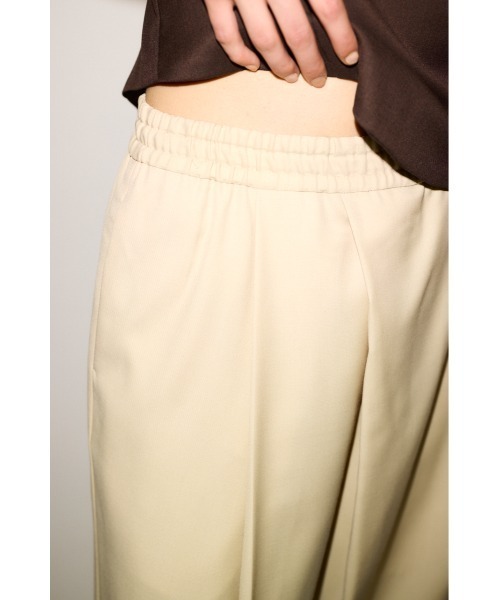 セール】THROW ASYMMETRY TUCK SLACKS アシンメトリー タック