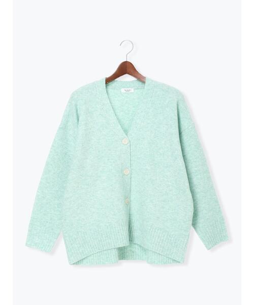 Te chichi TERRASSE（テチチテラス）の「起毛ジャカードVネックニットカーディガン（カーディガン/ボレロ・レディース・グリーン/オレンジ/ベージュ/チャコールグレー・F）」の8枚目の写真