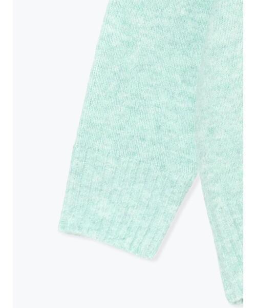 Te chichi TERRASSE（テチチテラス）の「起毛ジャカードVネックニットカーディガン（カーディガン/ボレロ・レディース・グリーン/オレンジ/ベージュ/チャコールグレー・F）」の7枚目の写真