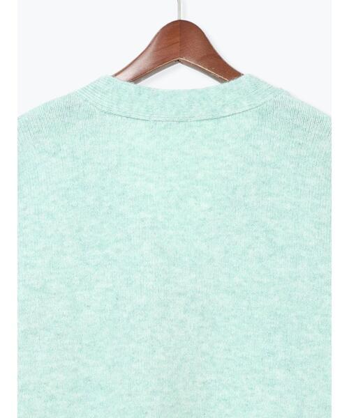 Te chichi TERRASSE（テチチテラス）の「起毛ジャカードVネックニットカーディガン（カーディガン/ボレロ・レディース・グリーン/オレンジ/ベージュ/チャコールグレー・F）」の14枚目の写真