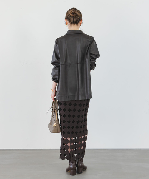 追加2》ドットモチーフニットスカート（スカート）｜NOBLE（ノーブル