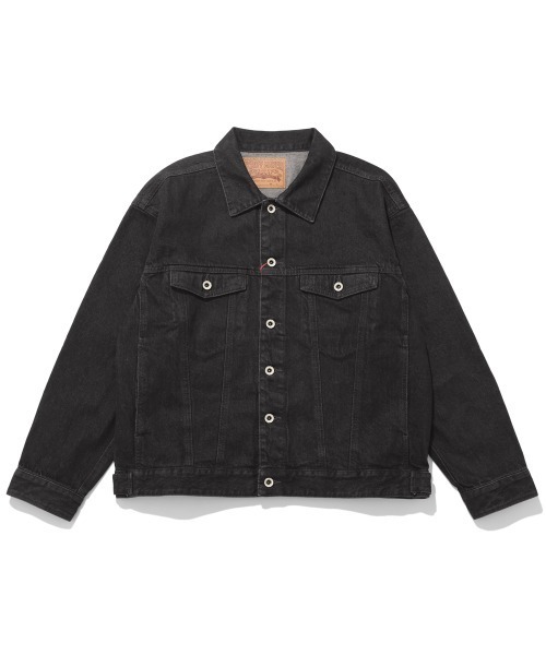 KRIFF MAYER（クリフメイヤー）の「デニムジャケット/トラッカージャケット（デニムジャケット・メンズ・ナチュラル/ダークブルー/チャコール/ライトブルー・MEDIUM/X-LARGE/LARGE）」の2枚目の写真