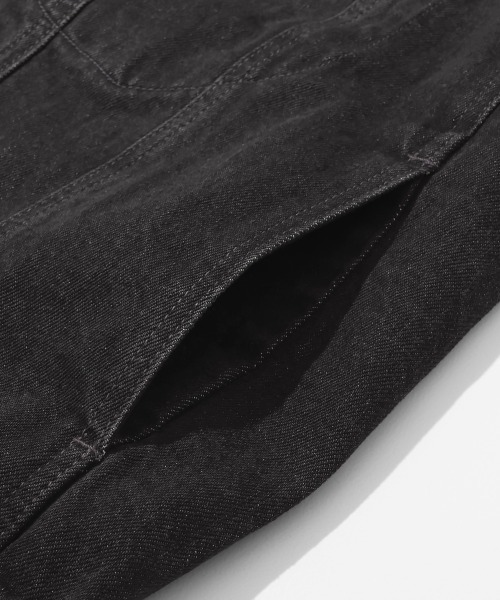 KRIFF MAYER（クリフメイヤー）の「デニムジャケット/トラッカージャケット（デニムジャケット・メンズ・ナチュラル/ダークブルー/チャコール/ライトブルー・MEDIUM/X-LARGE/LARGE）」の14枚目の写真