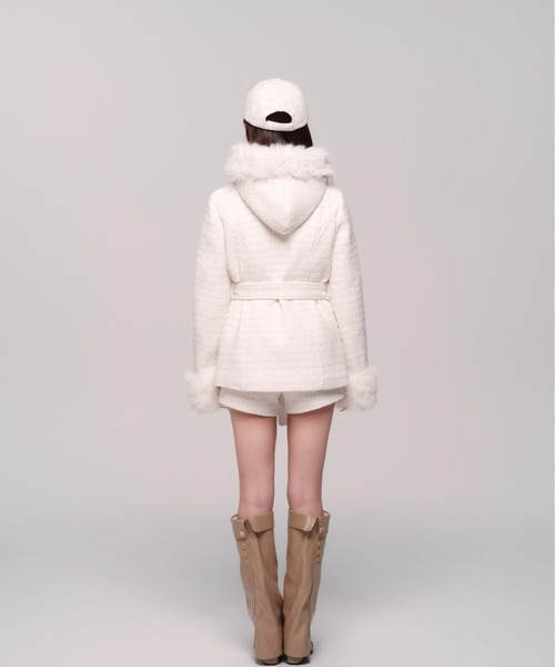 tweed classical logo cap（キャップ）｜andwang（アンドワン）の