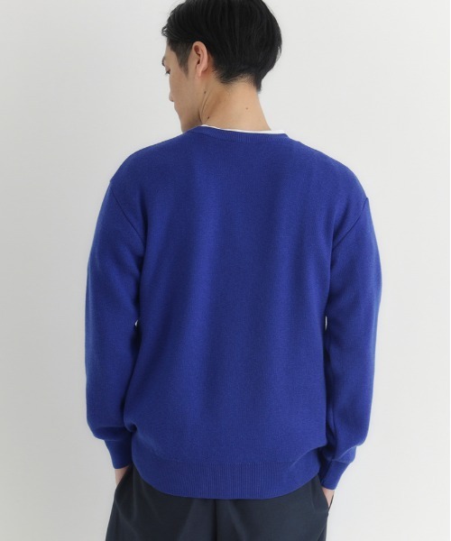 BACK NUMBER(バックナンバー)の「BACK NUMBER(バックナンバー)【メンズ】「日本製」クルーネックプルオーバー(ニット/セーター・メンズ・レッド/ブルー/オフホワイト/ブラック・S/M/XL/L)」の21枚目の写真