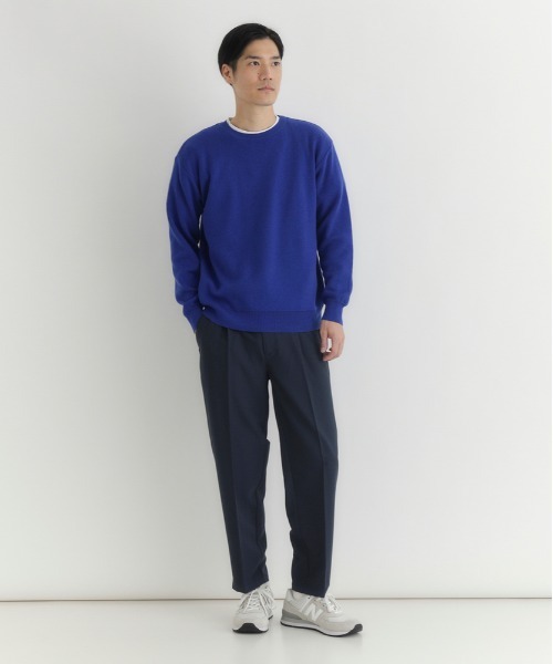 BACK NUMBER(バックナンバー)の「BACK NUMBER(バックナンバー)【メンズ】「日本製」クルーネックプルオーバー(ニット/セーター・メンズ・レッド/ブルー/オフホワイト/ブラック・S/M/XL/L)」の22枚目の写真