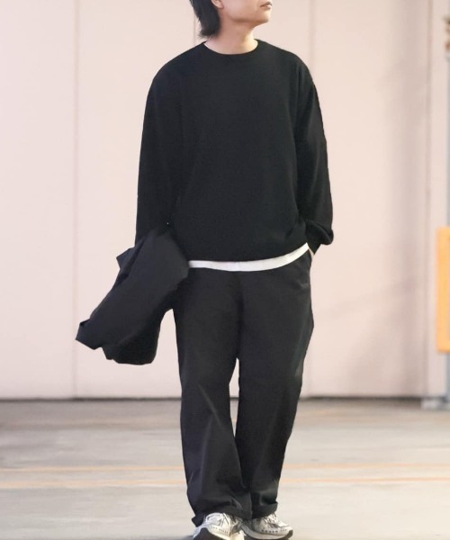 BACK NUMBER(バックナンバー)の「BACK NUMBER(バックナンバー)【メンズ】「日本製」クルーネックプルオーバー(ニット/セーター・メンズ・レッド/ブルー/オフホワイト/ブラック・S/M/XL/L)」の16枚目の写真