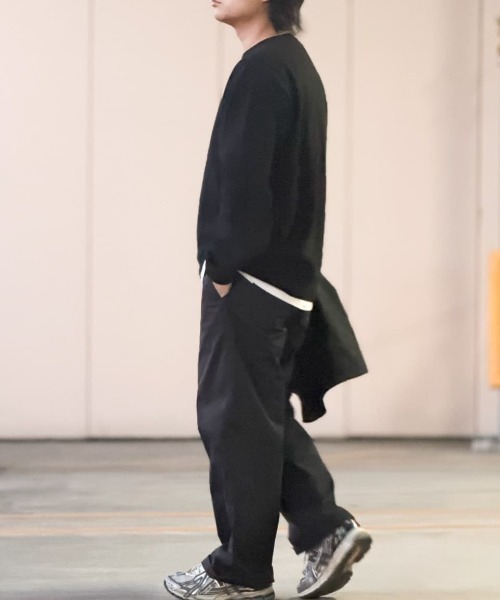 BACK NUMBER(バックナンバー)の「BACK NUMBER(バックナンバー)【メンズ】「日本製」クルーネックプルオーバー(ニット/セーター・メンズ・レッド/ブルー/オフホワイト/ブラック・S/M/XL/L)」の17枚目の写真