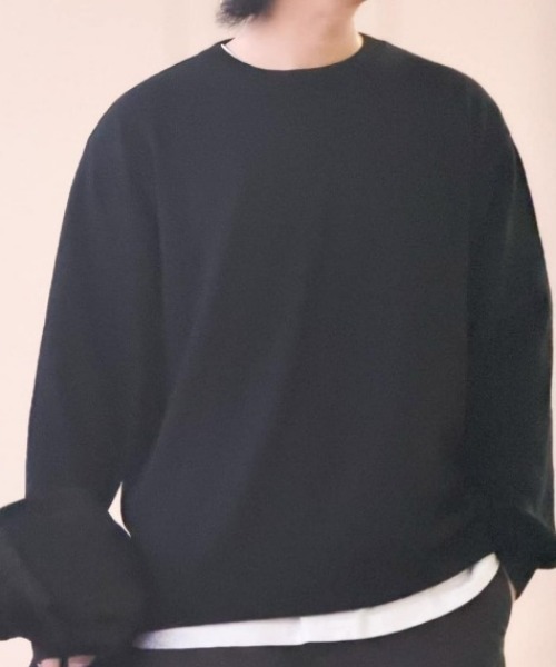 BACK NUMBER(バックナンバー)の「BACK NUMBER(バックナンバー)【メンズ】「日本製」クルーネックプルオーバー(ニット/セーター・メンズ・レッド/ブルー/オフホワイト/ブラック・S/M/XL/L)」の15枚目の写真