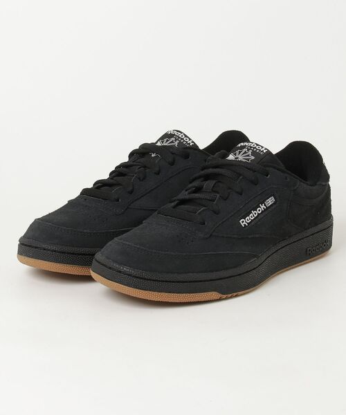 Reebok(リーボック)の「【別注】リーボック クラブシー 85_CLUB C 85 限定コラボ(スニーカー・メンズ・ブラック・25.5cm/25.0cm/28.0cm/27.5cm/27.0cm/26.5cm/26.0cm)」の1枚目の写真