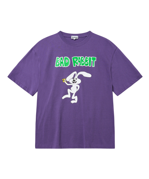 THE SCOT WRECK(ザ スコットレック)の「BAD RABBIT(Tシャツ/カットソー・レディース・パープル・MEDIUM/LARGE/X-LARGE)」の1枚目の写真