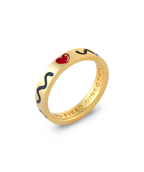 NONENON(ノンノン)の「DOODLE RNG(4mm) SILVER925(18K GOLD PLATED)(リング・レディース・その他・SMALL/MEDIUM/LARGE)」の4枚目の写真