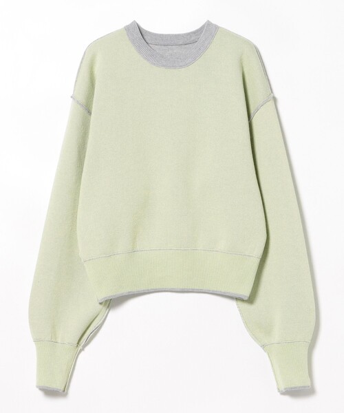 BEAMS HEART（ビームスハート）の「配色リバーシブル ニットプルオーバー（ニット/セーター・レディース・グレー/チャコールグレー/ホワイト系その他5・FREE）」の10枚目の写真