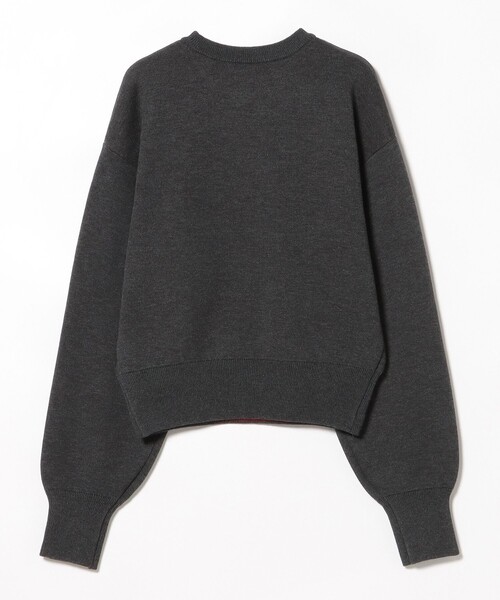 BEAMS HEART（ビームスハート）の「配色リバーシブル ニットプルオーバー（ニット/セーター・レディース・グレー/チャコールグレー/ホワイト系その他5・FREE）」の13枚目の写真