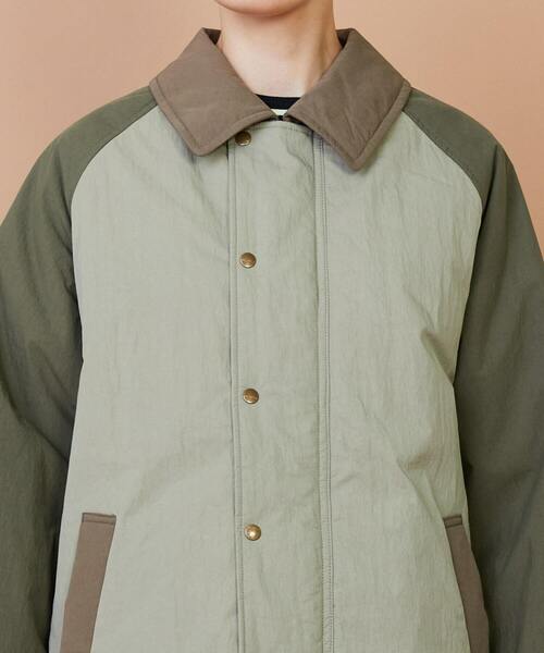 FRAPBOIS(フラボア)の「ハンティングコート(その他アウター・レディース・ネイビー/カーキ・1/2)」の8枚目の写真