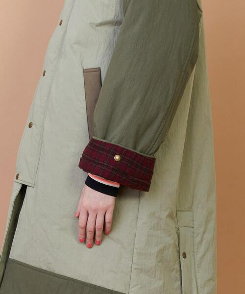 FRAPBOIS(フラボア)の「ハンティングコート(その他アウター・レディース・ネイビー/カーキ・1/2)」の11枚目の写真