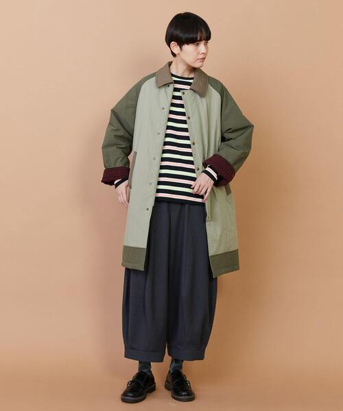 FRAPBOIS(フラボア)の「ハンティングコート(その他アウター・レディース・ネイビー/カーキ・1/2)」の17枚目の写真