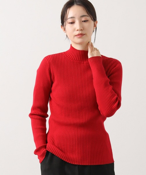 Gready Brilliant（グレディブリリアン）の「リブハイネック袖口ラメニット（ニット/セーター・レディース・アイボリー/ブラウン/レッド・FREE）」の14枚目の写真