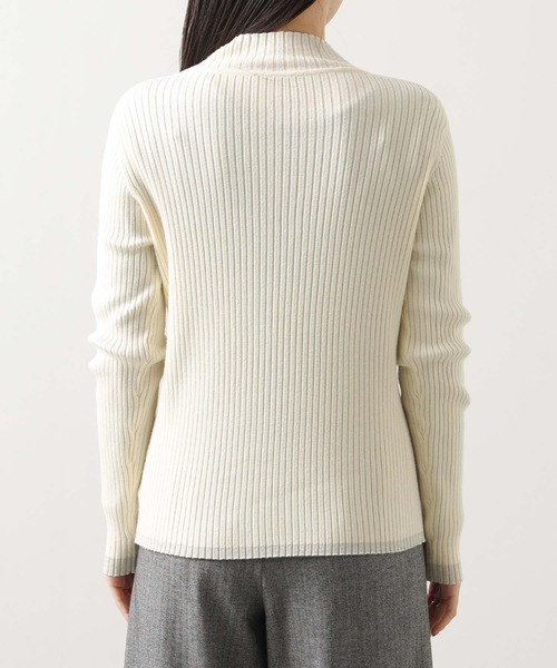 Gready Brilliant（グレディブリリアン）の「リブハイネック袖口ラメニット（ニット/セーター・レディース・アイボリー/ブラウン/レッド・FREE）」の9枚目の写真