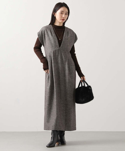 Gready Brilliant（グレディブリリアン）の「リブハイネック袖口ラメニット（ニット/セーター・レディース・アイボリー/ブラウン/レッド・FREE）」の22枚目の写真