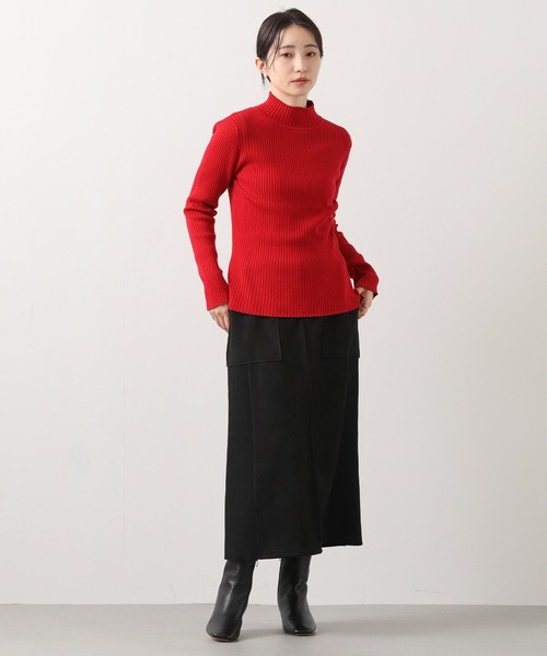 Gready Brilliant（グレディブリリアン）の「リブハイネック袖口ラメニット（ニット/セーター・レディース・アイボリー/ブラウン/レッド・FREE）」の21枚目の写真