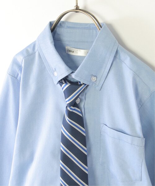ikka（イッカ）の「【フォーマル対応】ネクタイ付きダンガリーシャツ（120~160cm）（シャツ/ブラウス・キッズ・サックスブルー・120/130/140/150/160）」の20枚目の写真