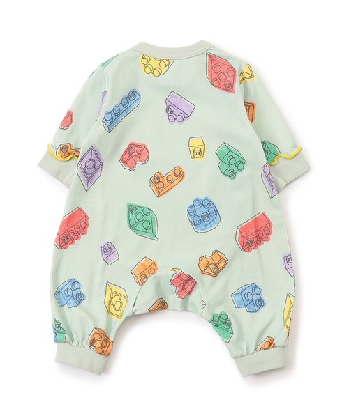 BIT'Z（ビッツ）の「楽しく遊ぼう総柄カバーオール（ロンパース・キッズ・アイボリー/サーモンピンク/ミント/イエロー・60/70/80）」の12枚目の写真
