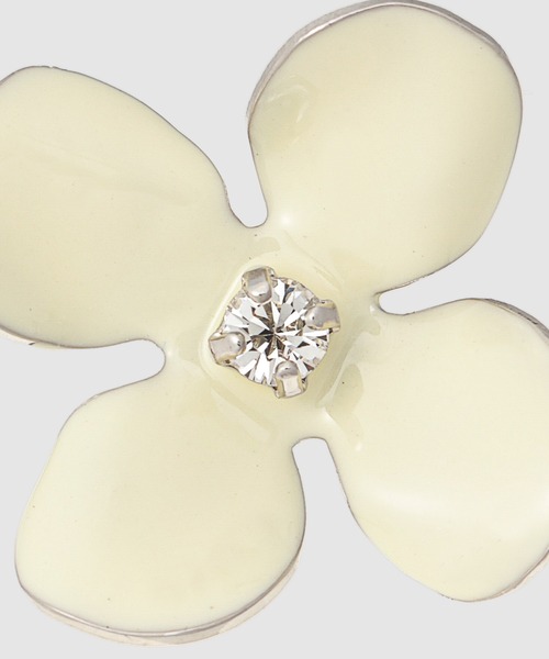 MARNI（マルニ）の「FLOWER / ピアス（ピアス（両耳用）・レディース・レッド/アイボリー・ONE SIZE）」の9枚目の写真